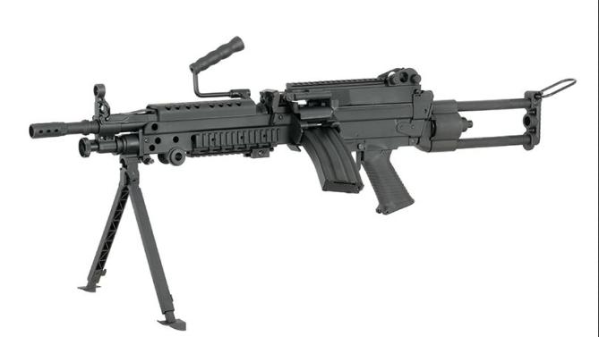 DBoys M249 Para Sportsline LMG 0,5 Joule AEG Black